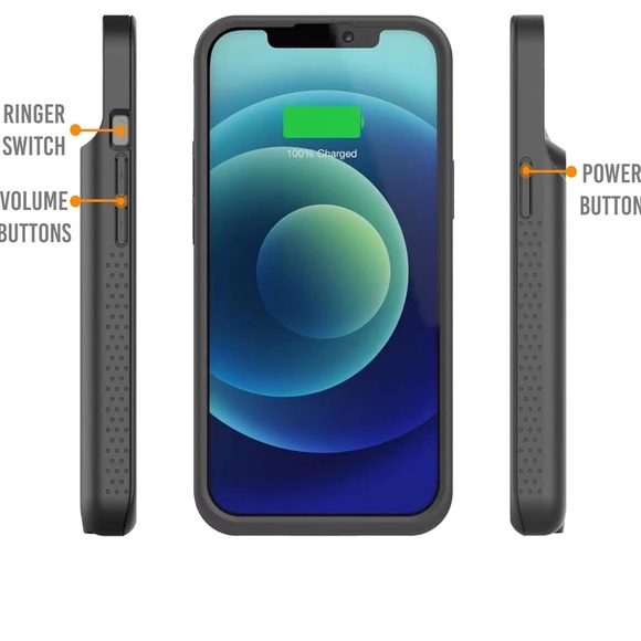 Alpatronix Battery Case for iPhone 13 and iPhone 13 Pro (6.1 inch), Strong Slim - Picture 4 of 7